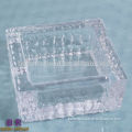 Glass Material and Square Shape high quality glass ashtray